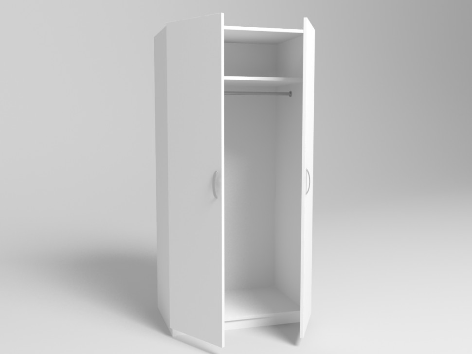 Шкаф для одежды двухстворчатый из ЛДСП МД-501.02